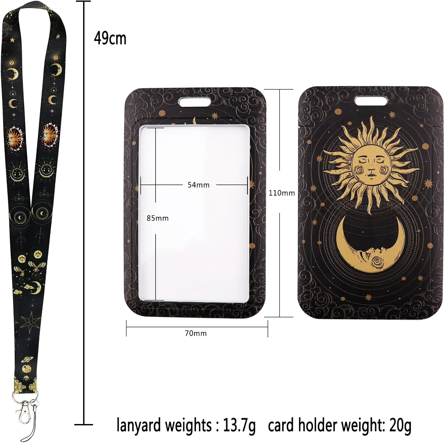 Cool Dachshund Dog Lanyard Card Holder for Men Boys Cute Green Key Lanyard Keychain for Women image number 3