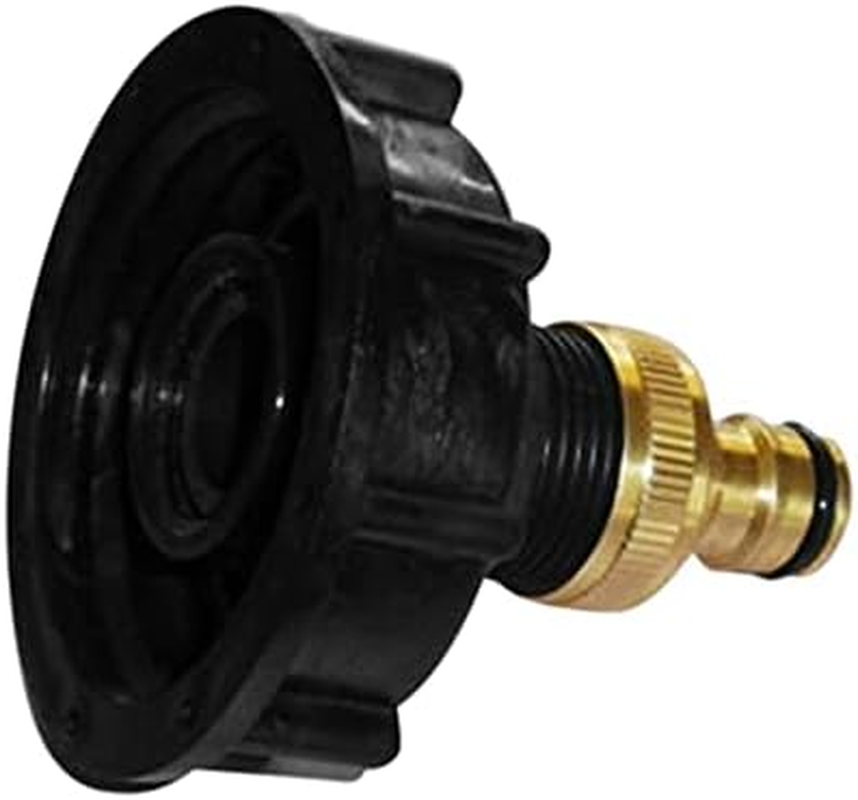 2 Pack IBC Tank Adapter, Pipe Tap Cap Joint S60X6 Coarse Threaded Water Containers Fitting Kits for IBC Ton Valve image number 6