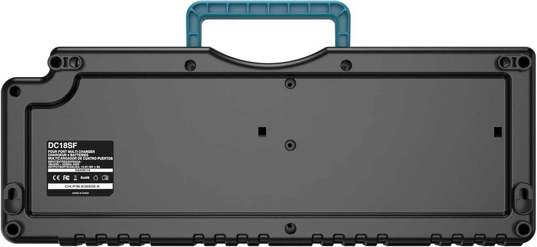 4-Ports Charger for Makita 14.4V-18V Li-Ion Battery, Rapid Charger for DC18SF image number 2
