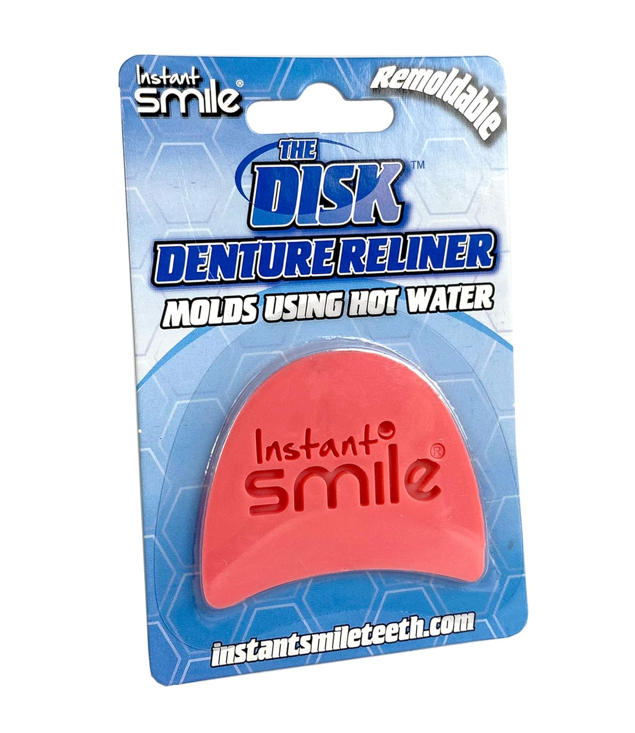 Instant Smile - the Disk Denture Reliner - Forms Using Hot Water image number 1