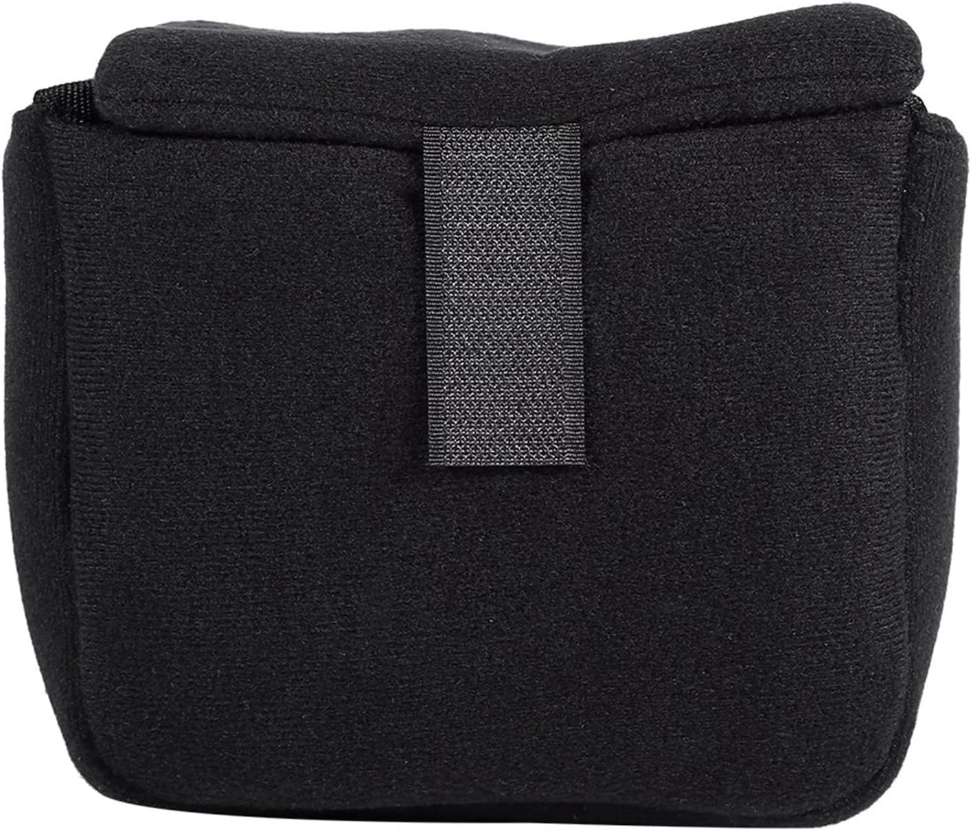Camera Bag Insert with Velvet Interior, Removable Dividers, Shock Protecte, Hooks Loop Closure (Black)