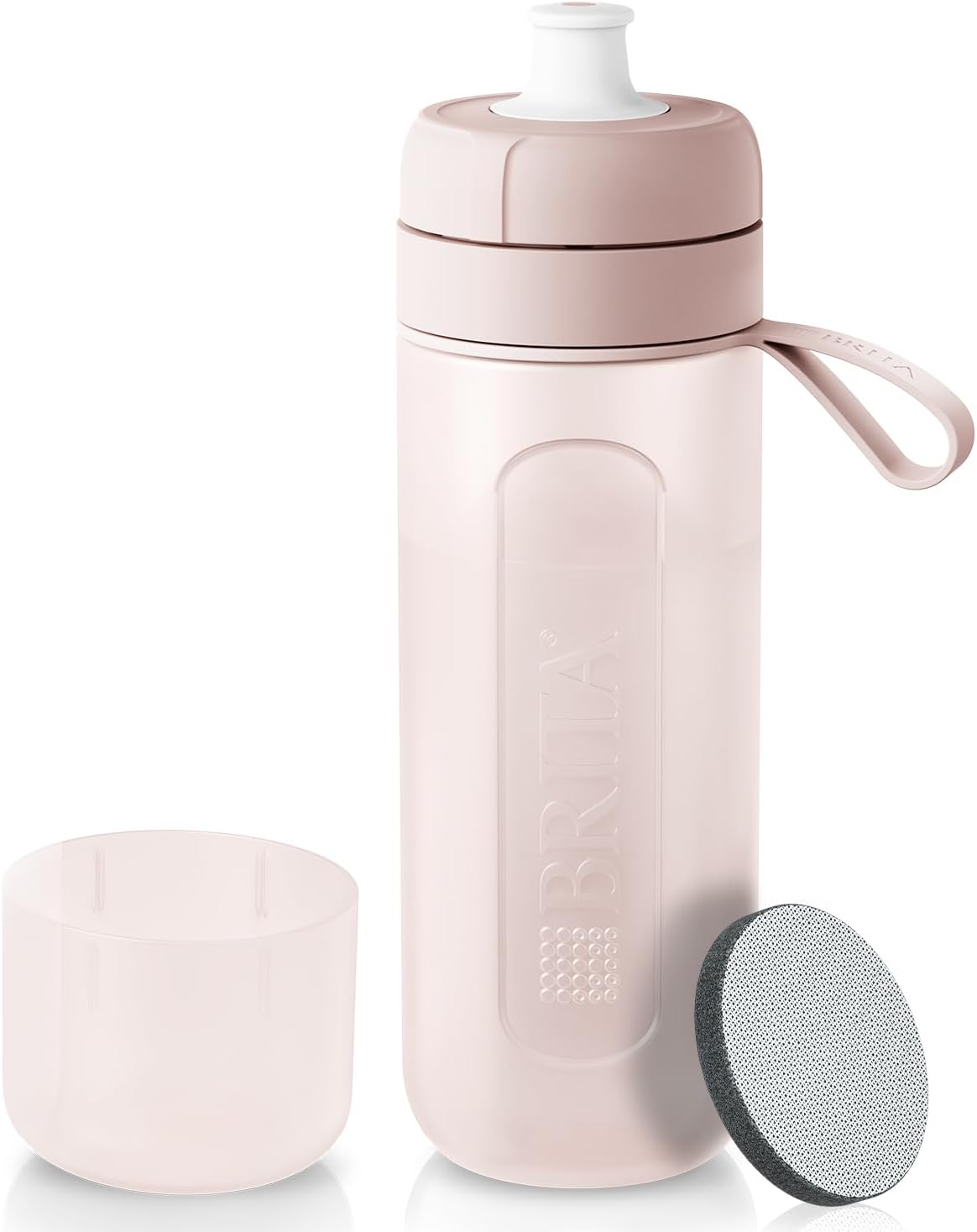 Brita Water Filter Bottle Water Bottle PFOS/PFOA Removal Tested Active Mauve Rose 600Ml with 1 Cartridge image number 4