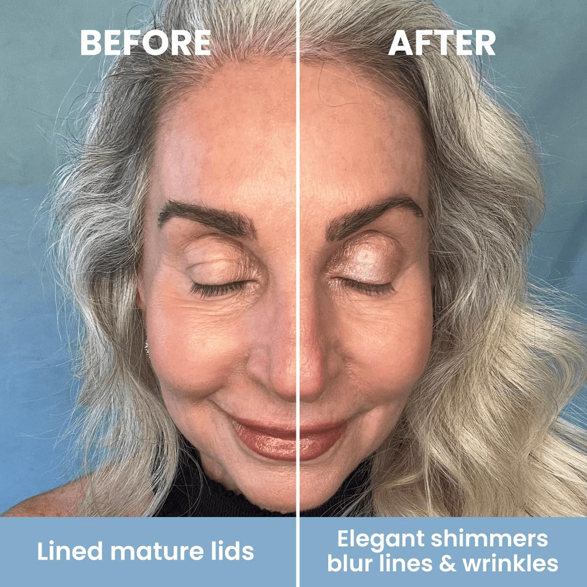 PRIME PROMETICS Primeeyes Eye Brightener for Mature Women &ndash; Creamy Eye Shadow Sticks &ndash; Easy Application, Quick Eye Lift Effect &ndash; Hypoallergenic, Long Wear, Water-Resistant (Nebula) - Stardust image number 2