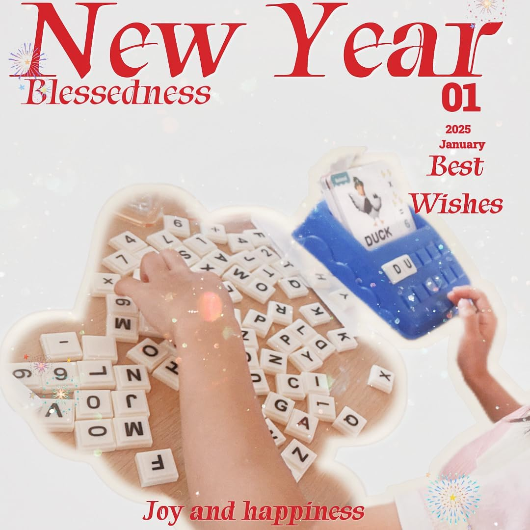 LYNETTE'S TOYS 2 in 1 Flash Card Game Set Box-Montessori Toy for Caculate and Spell Skill, Kindy and Preschooler Aged 3+ Educational Toy (Blue)