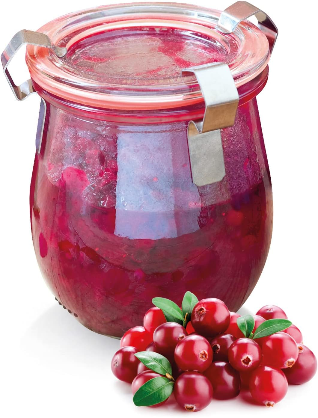 Westmark 24 Lid Clips, Suitable for All round Rim Preserving/Preserving Jars, Steel, Silver, 407522E3 image number 3