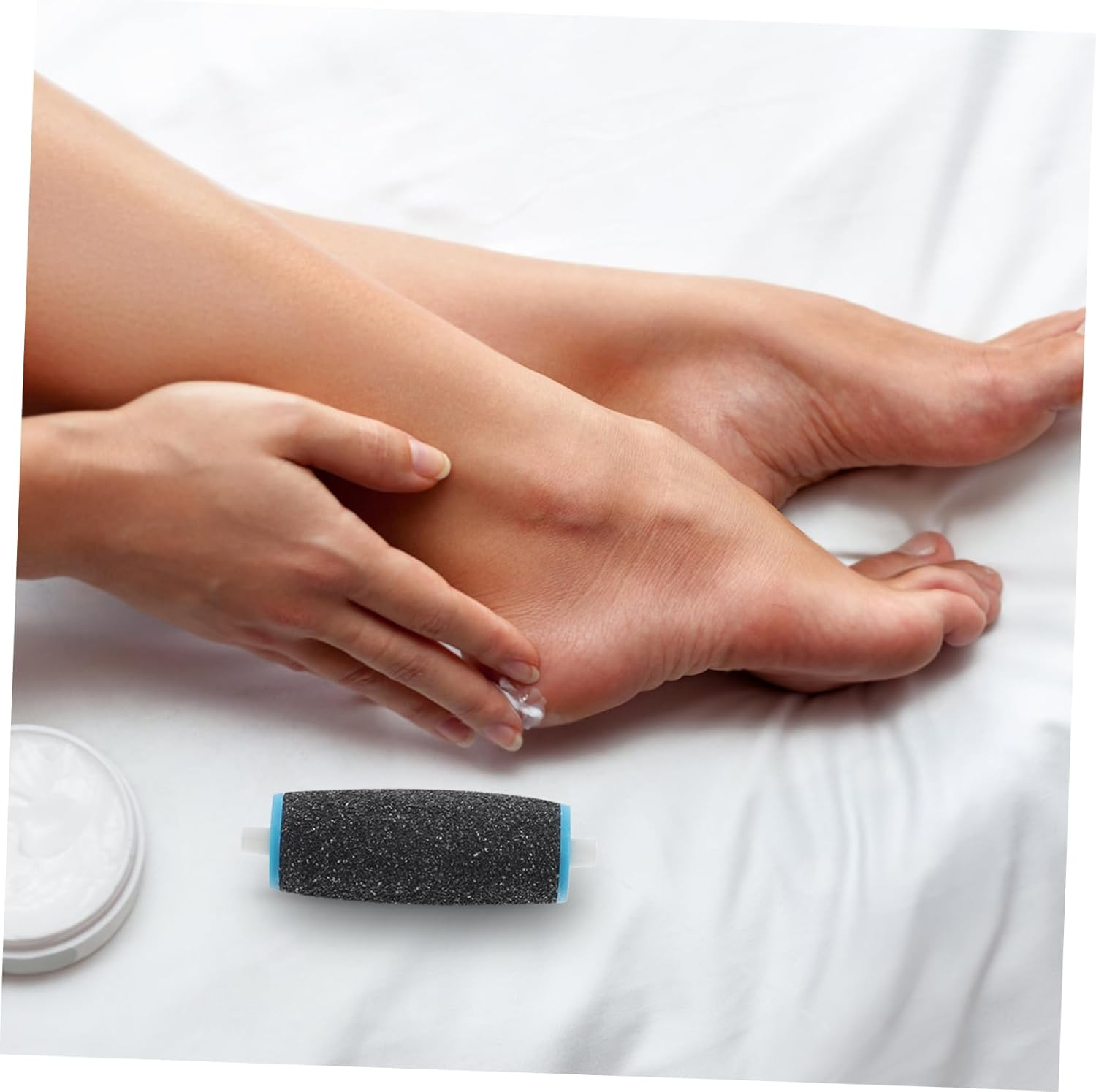 Hoement 10Pcs Electric Foot File Rollers Callus Remover Replacement Roller Coarse Exfoliator for Foot Skin Removal image number 3