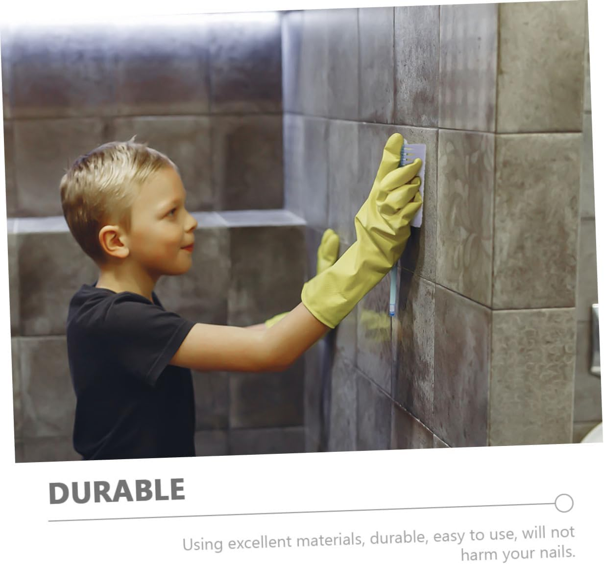 LOLIPPYY 15Pcs Long Handle Nail Brushes Set for Fingernail Cleaning Home Nail Art Tools Easy to Use for Salon and Diy image number 5