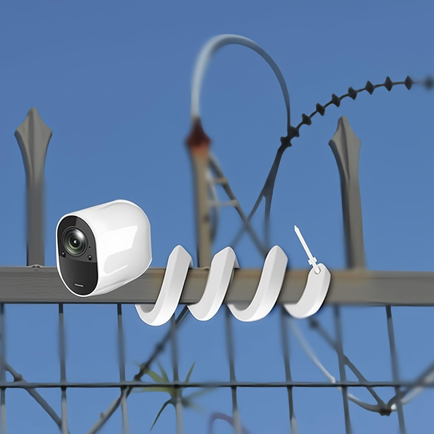 Baby Monitor Stand, No Need to Drill Baby Monitor Mount, Flexible and Can Be Fixed on the Baby Bed Frame or Furniture, Universal Baby Monitoring Camera Stand image number 5