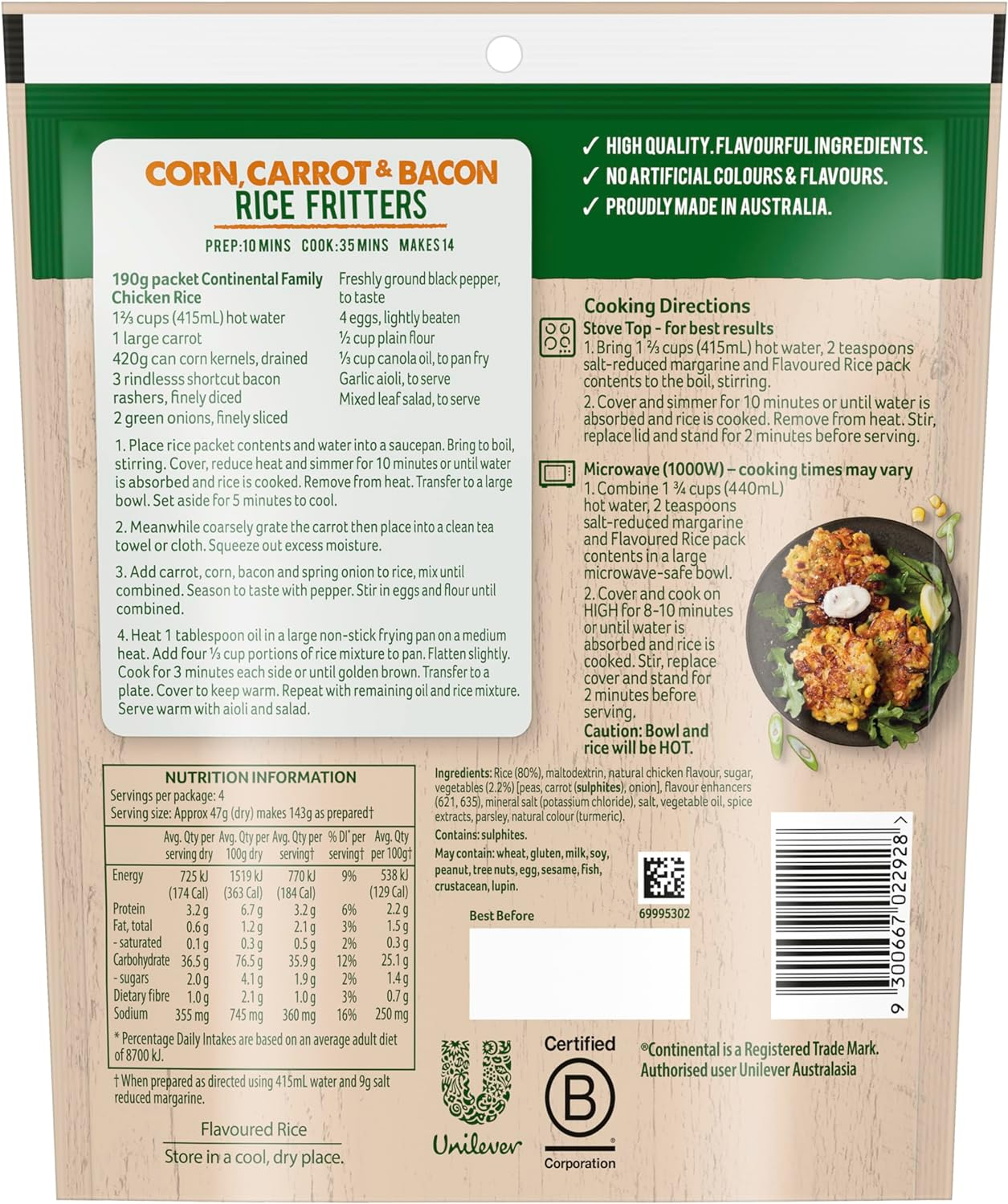 CONTINENTAL Rice Family Chicken Rice, 190G image number 2