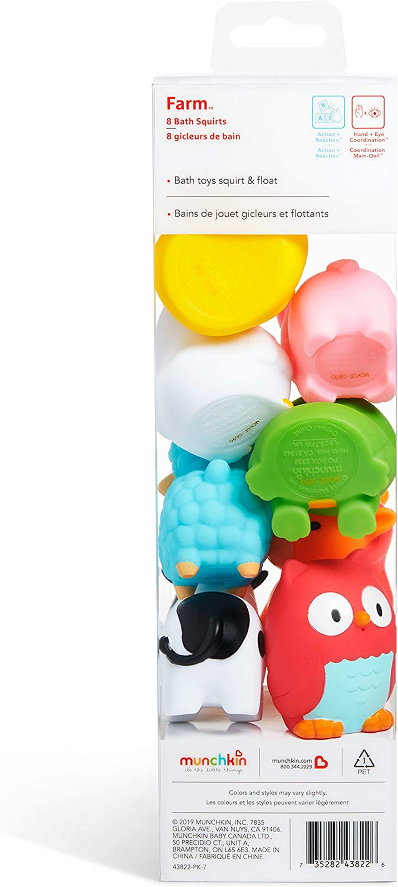 Munchkin Farm Bath Squirts 8 Pack image number 5