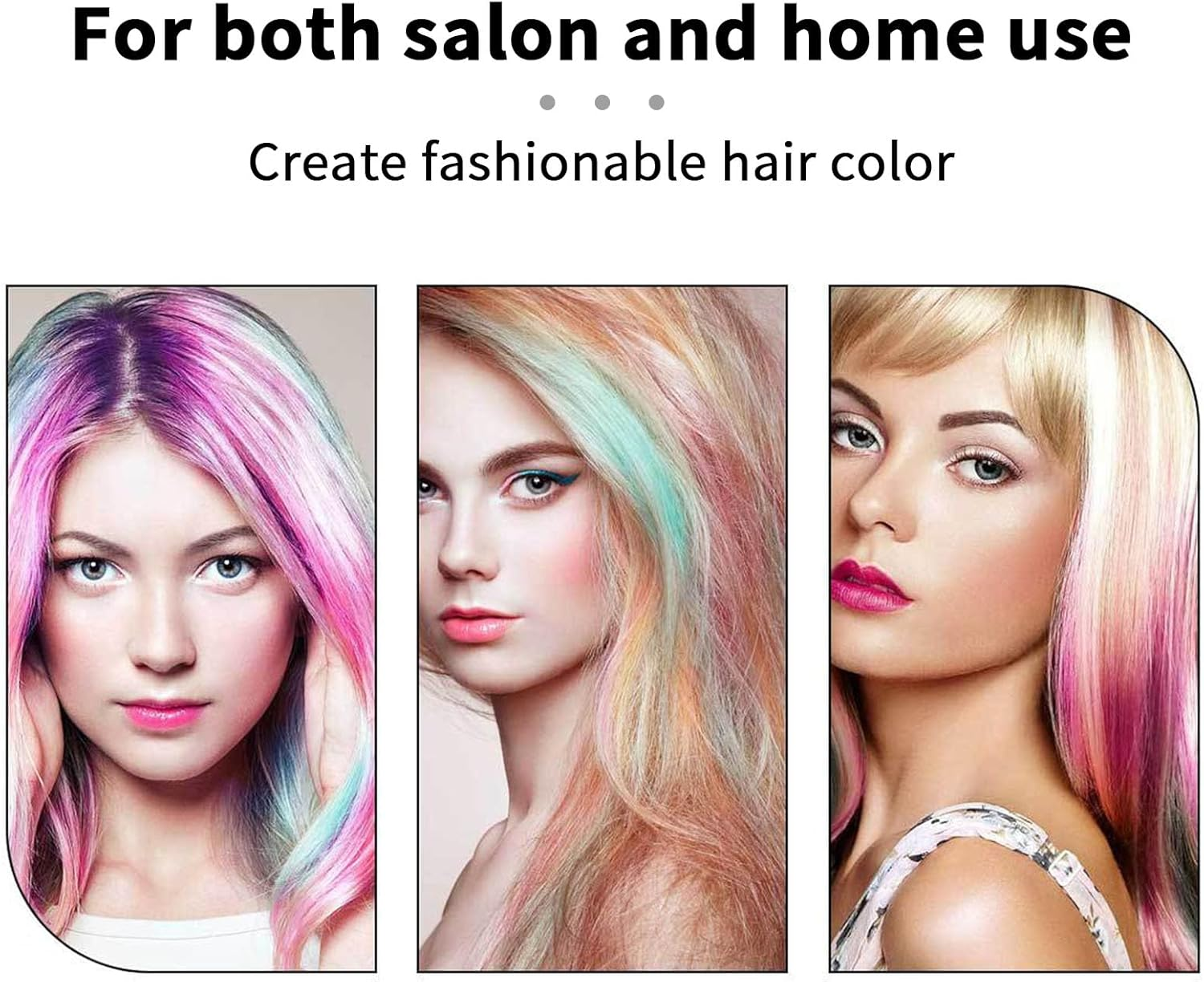 DBAILY Highlight Cap, 12 Pieces Hair Dye Set, Highlight Hood with Already Punched Holes, Reusable Strands Hood with Brush Comb, Hair Dye Bowl, Colouring Brush, Ear Cover, Hair Clips image number 4