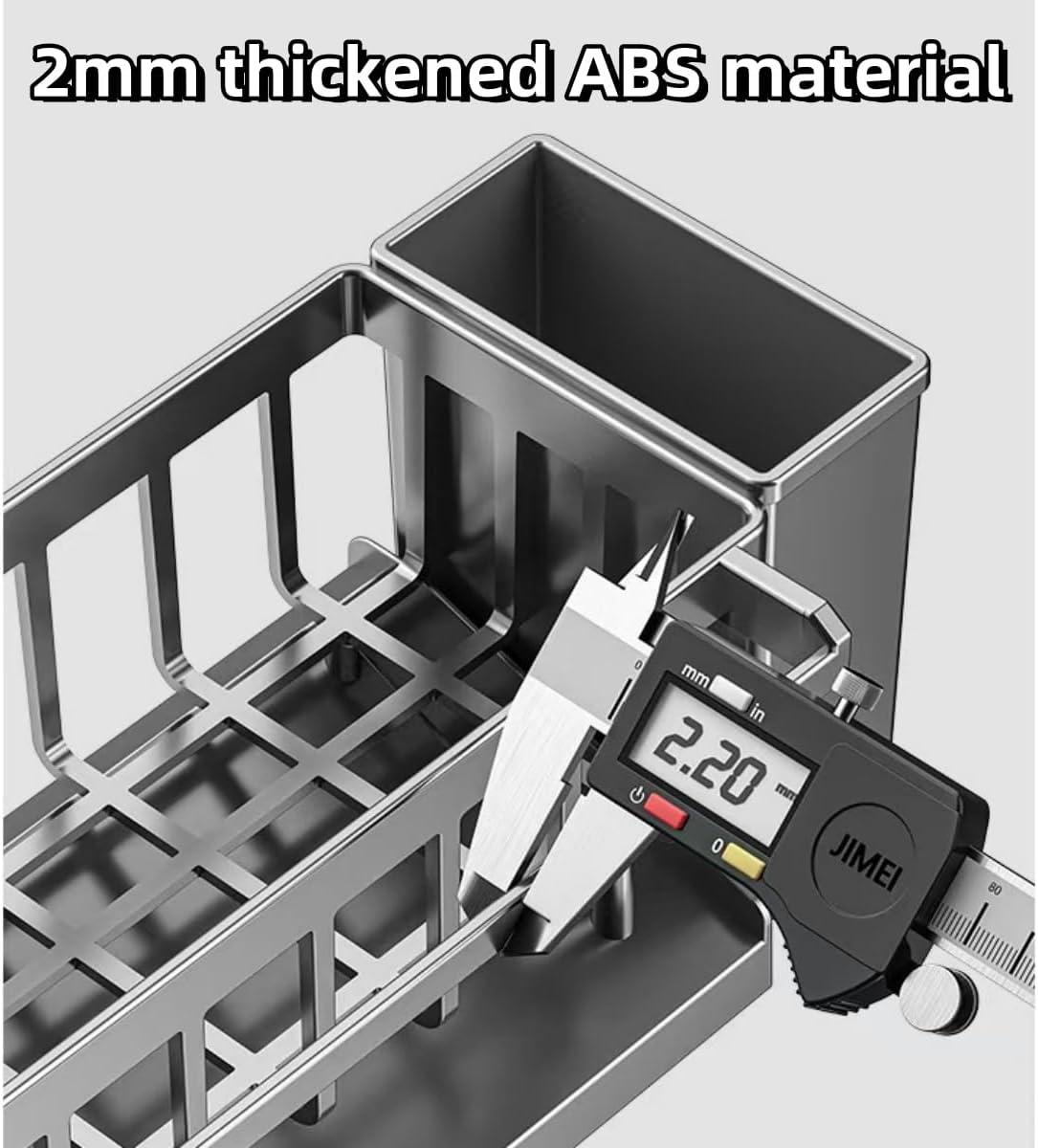 Sponge Holder for Kitchen Sink,Kitchen Sink Organizer,Sink Caddy,High-Strength ABS Material Dish Sponge Organizer with Water Tray,Dish Soap Holder Storage(Black) image number 1