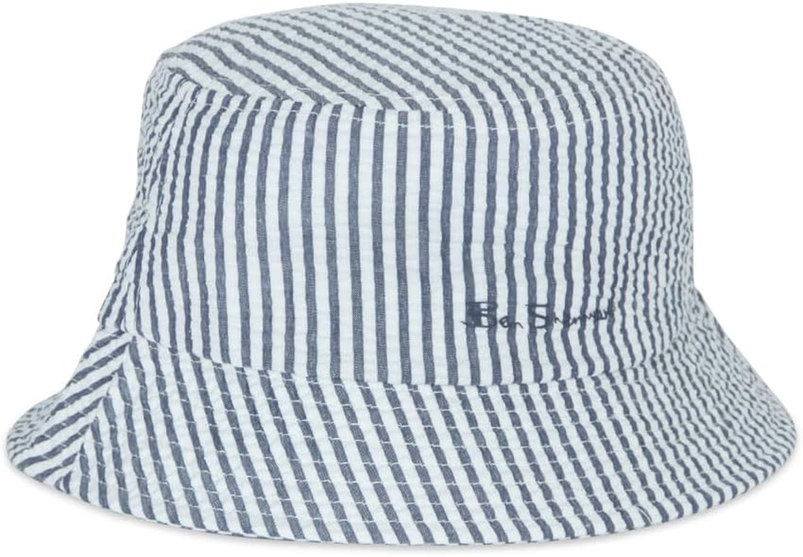 Ben Sherman Men'S Seersucker Bucket Hat, Multicolor, One Size
