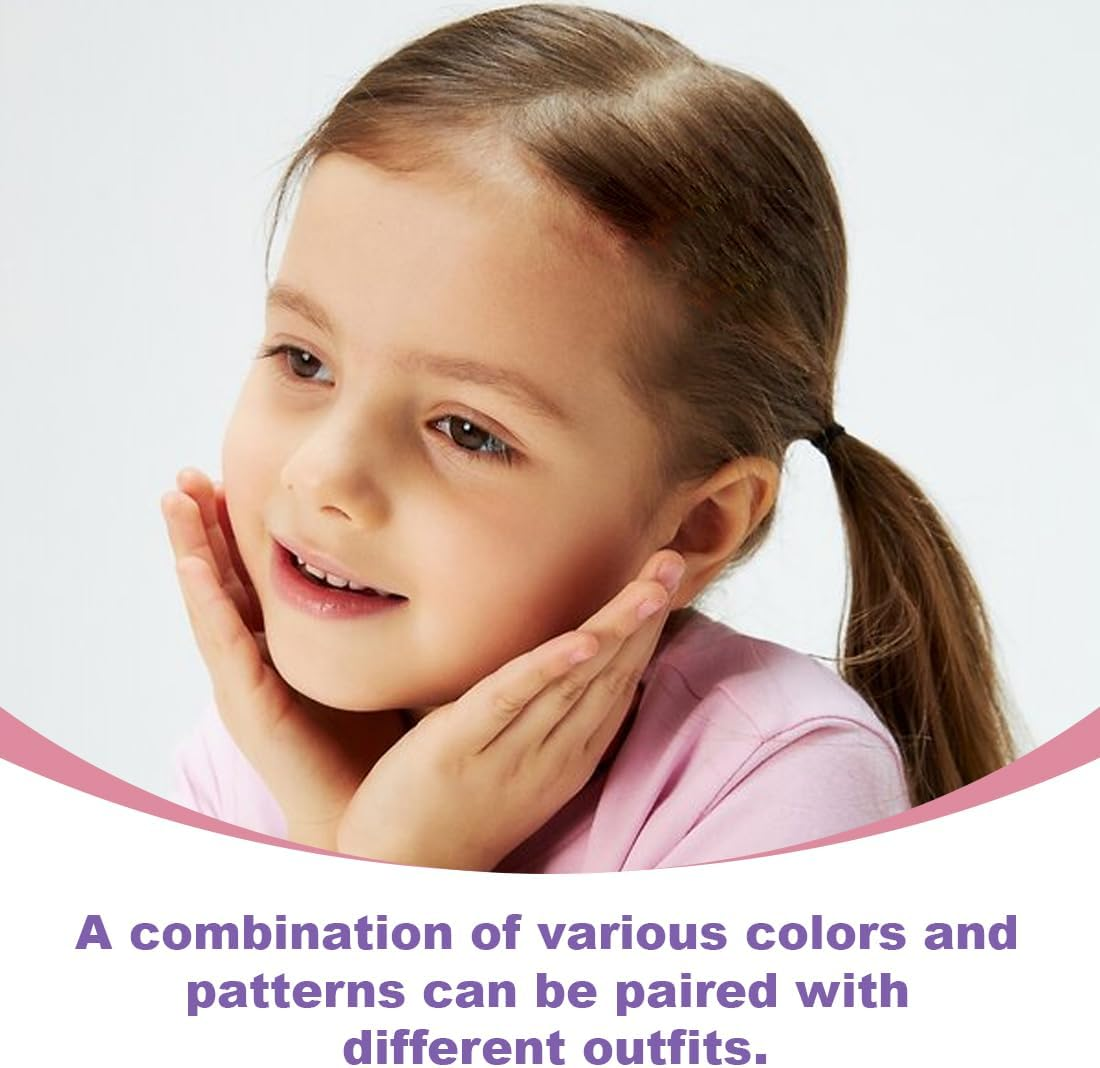 ZORVYN 6 Pairs Children'S Glitter Hair Clips Girls Clips for Girls Children image number 4