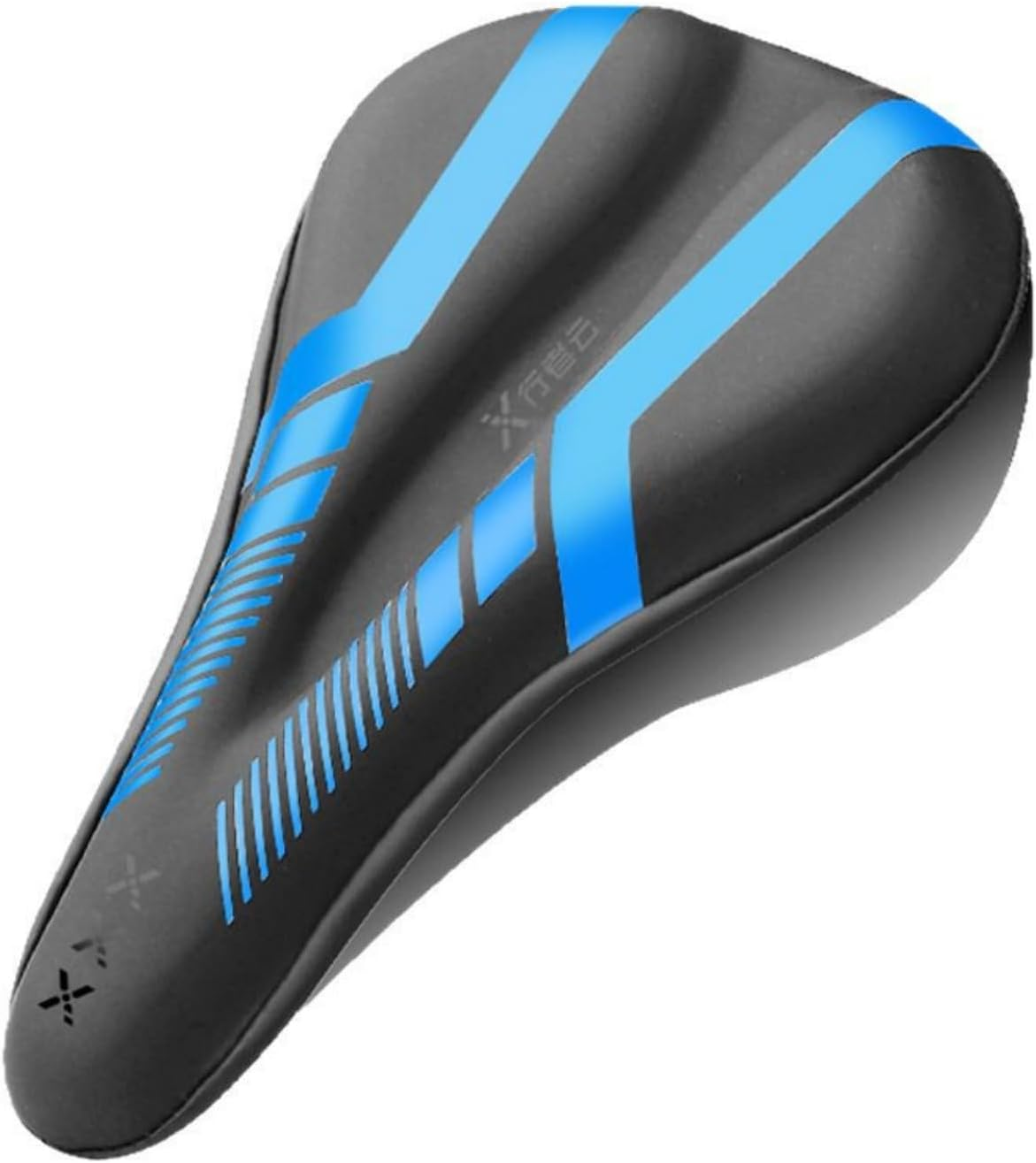 Bike Seat Cushion - Gel Padded Bike Seat Cover for Men & Women Comfort, Adjustable Velco Secure Bicycle Cushion, Upgraded Installation Fit with Peloton, Indoor & Outdoor Bicycle Saddle