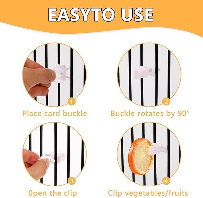 20Pcs White Bird Snack Holder for Fruit Vegetable Treat Food Clips Easy to Install for Cage Feeder for Small Parrots Bird Feeders,Bird Feeders,Feeding and Watering Supplies