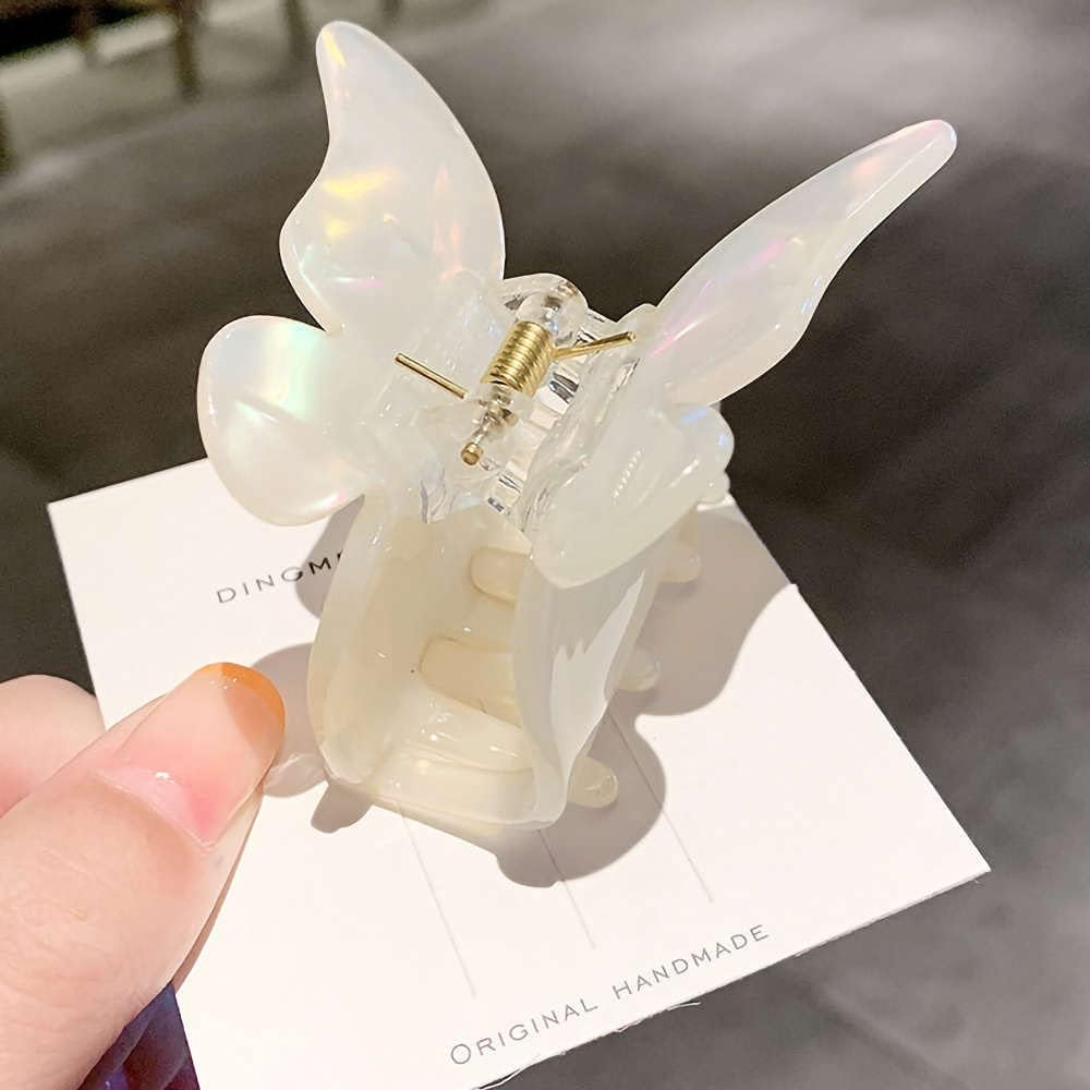 Butterfly Hair Clip for Thick Hair, Pack of 2 Butterfly Hair Clips for Women, Butterfly, Cute Hair Claw, Pine Clips, Acetate Butterfly Hair Accessories for Girls