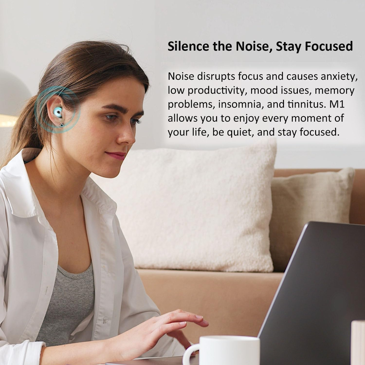 Ritmoment Ear Plugs for Sleeping - Super Soft Sleep Ear Plugs, Noise Reduction for Snoring, Concerts, Motorcycles, Airplanes, Travels, Musician Hearing Protection, Reusable Noise Cancelling Earplugs image number 4