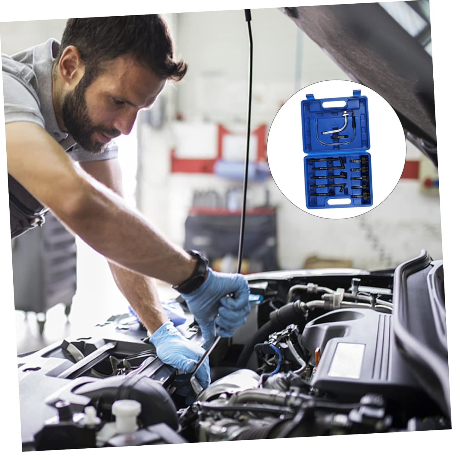 Operitacx Transmission Oil Change Machine Oil Fill Adapter for Automotive Accessories and Tool Kit Use in Garage Workshop image number 6