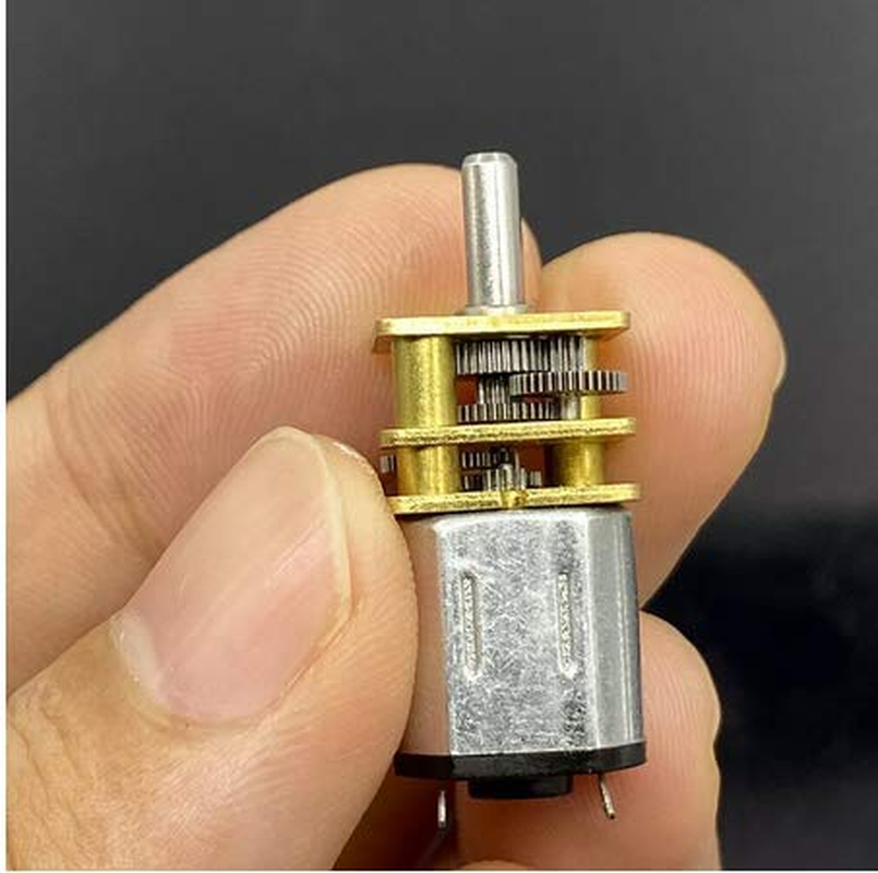 DC 6V 100RPM Speed Reduction Motor N20 3Mm Shaft Mini Metal Gearwheel Gear Motor with Full Metal Gearbox Micro Electric Motor for DIY Engine Toys(2 Pieces) image number 3