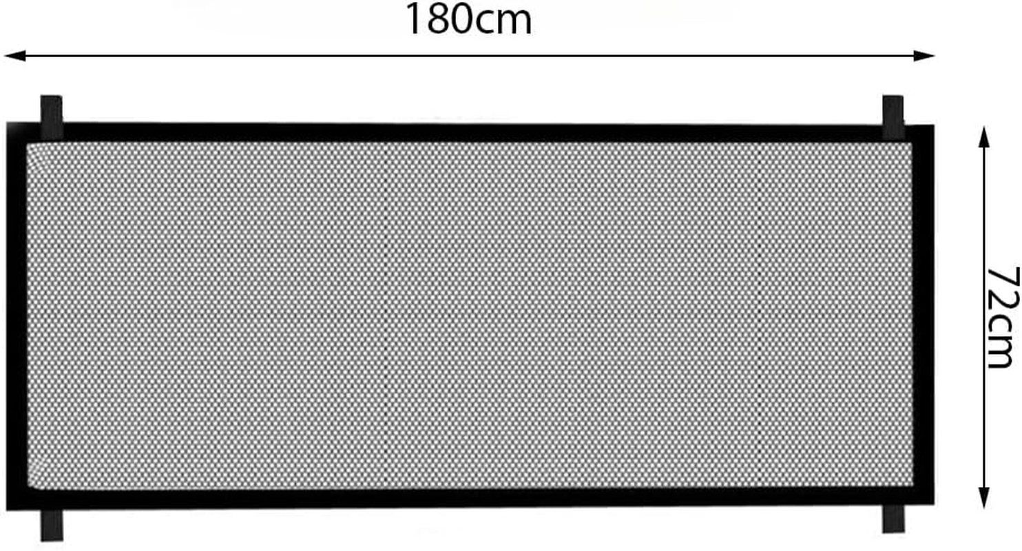 Pet Dog Safety Gate, Mesh Gates for Pets, Portable Puppy Safety Fence Guard, Expandable Dog Safe Gates, Magic Pet Gate for House, for Doorways, Stairs, Hallways, Large Openings (2Pcs) image number 1