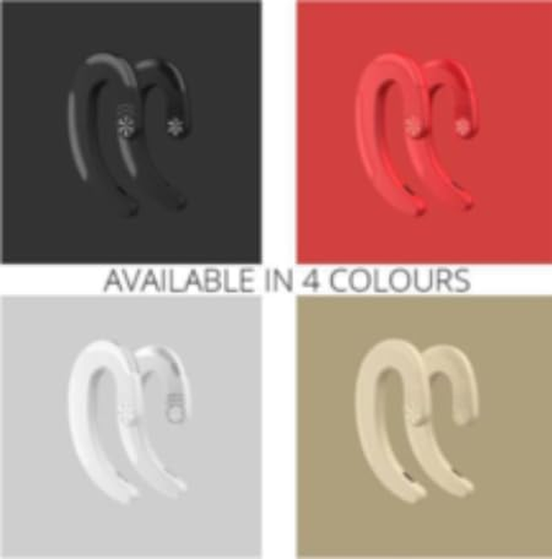 Bliss Gifts & Homewares Wireless Bluetooth Earphones I Hands-Free Calling I Bone Conducting Technology I Touch Control I Waterproof I Left/Right Separated I Ideal for Gym, Sports and Gaming (Black) image number 1