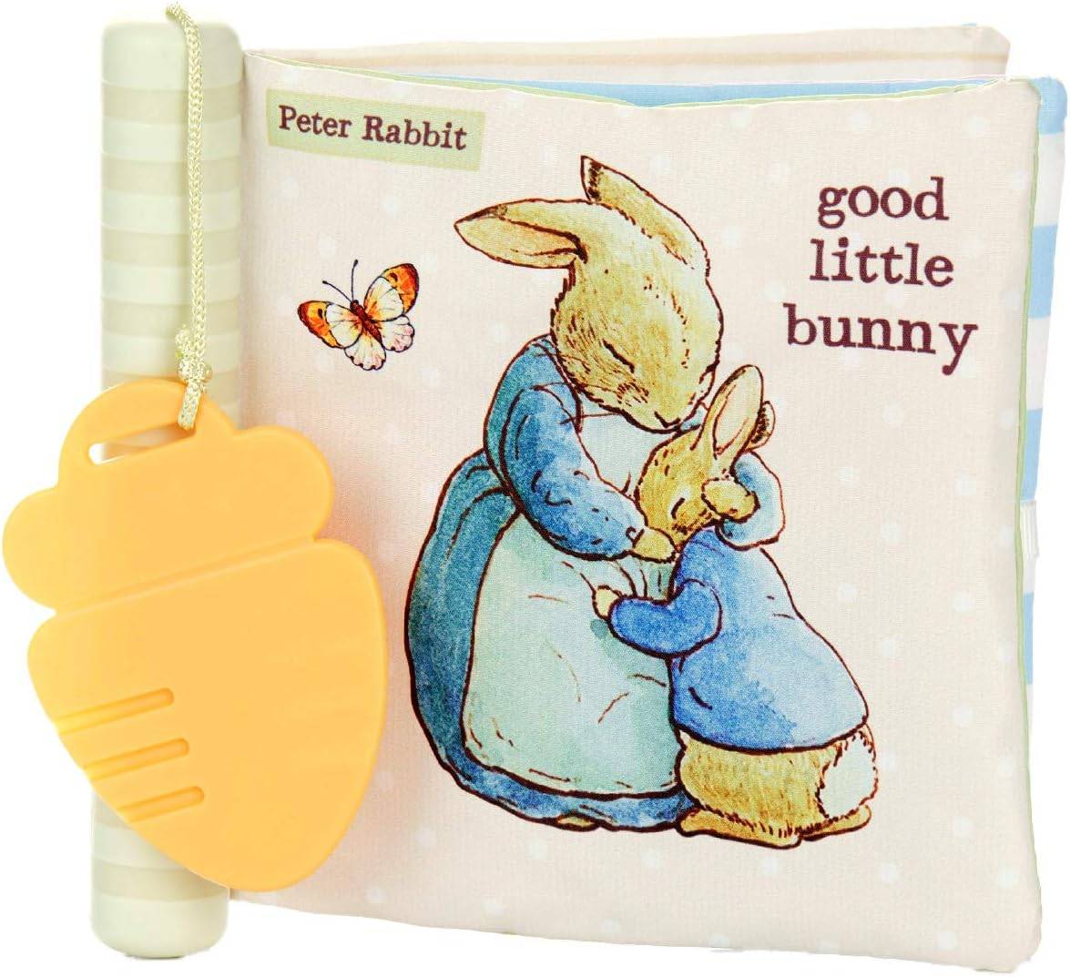 BEATRIX POTTER Soft Book: Peter Rabbit with Teether image number 4