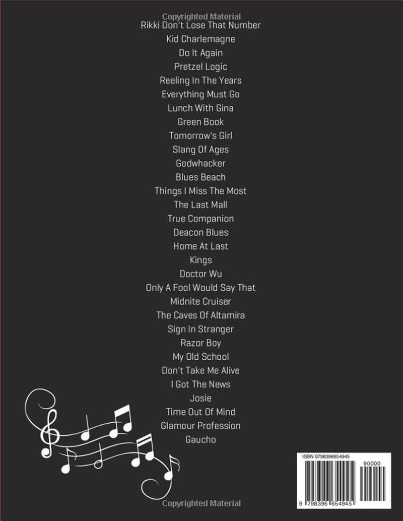 Steely Dan Music Book: 31 Songs for Piano, Vocal, Guitar