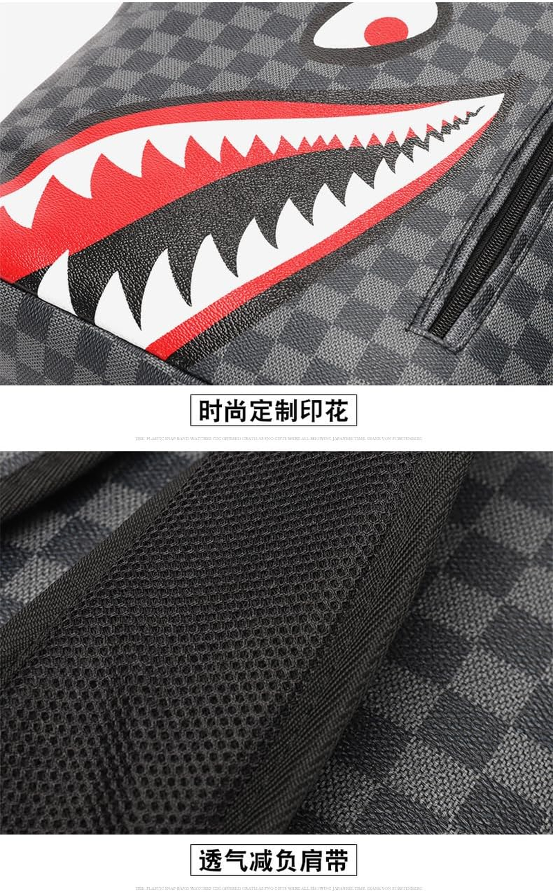 LGUANHJ Casual Shark Backpacks, School Bags, Laptop Backpacks, Travel Bags, for Students, Business and Travel
