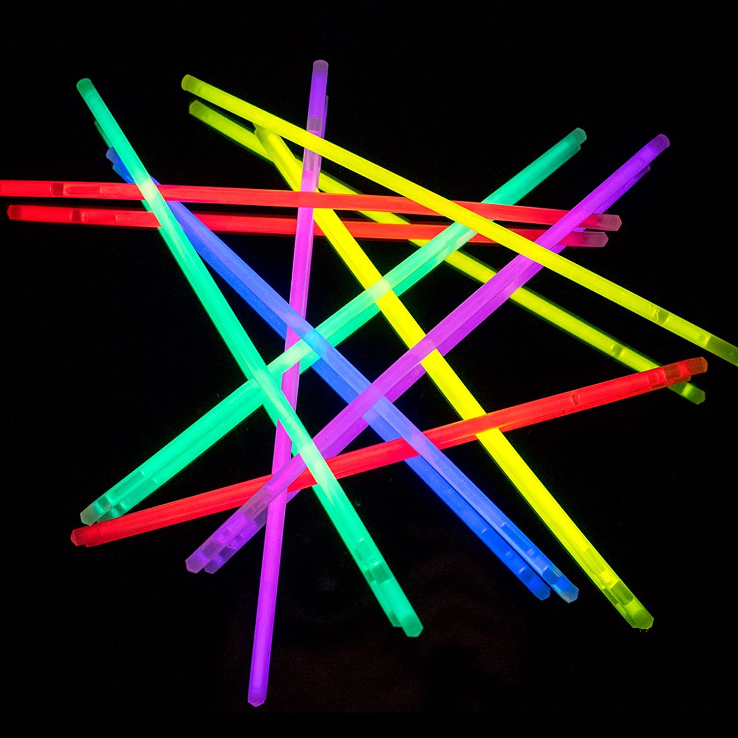 242Pcs Glow Sticks Bulk Party Favors- 100Pcs Glow Sticks with 128Pcs Connectors Create Glow in the Dark Necklaces Bracelets Headbands Balls Flowers Light Sticks Decoration for Party Favors image number 3