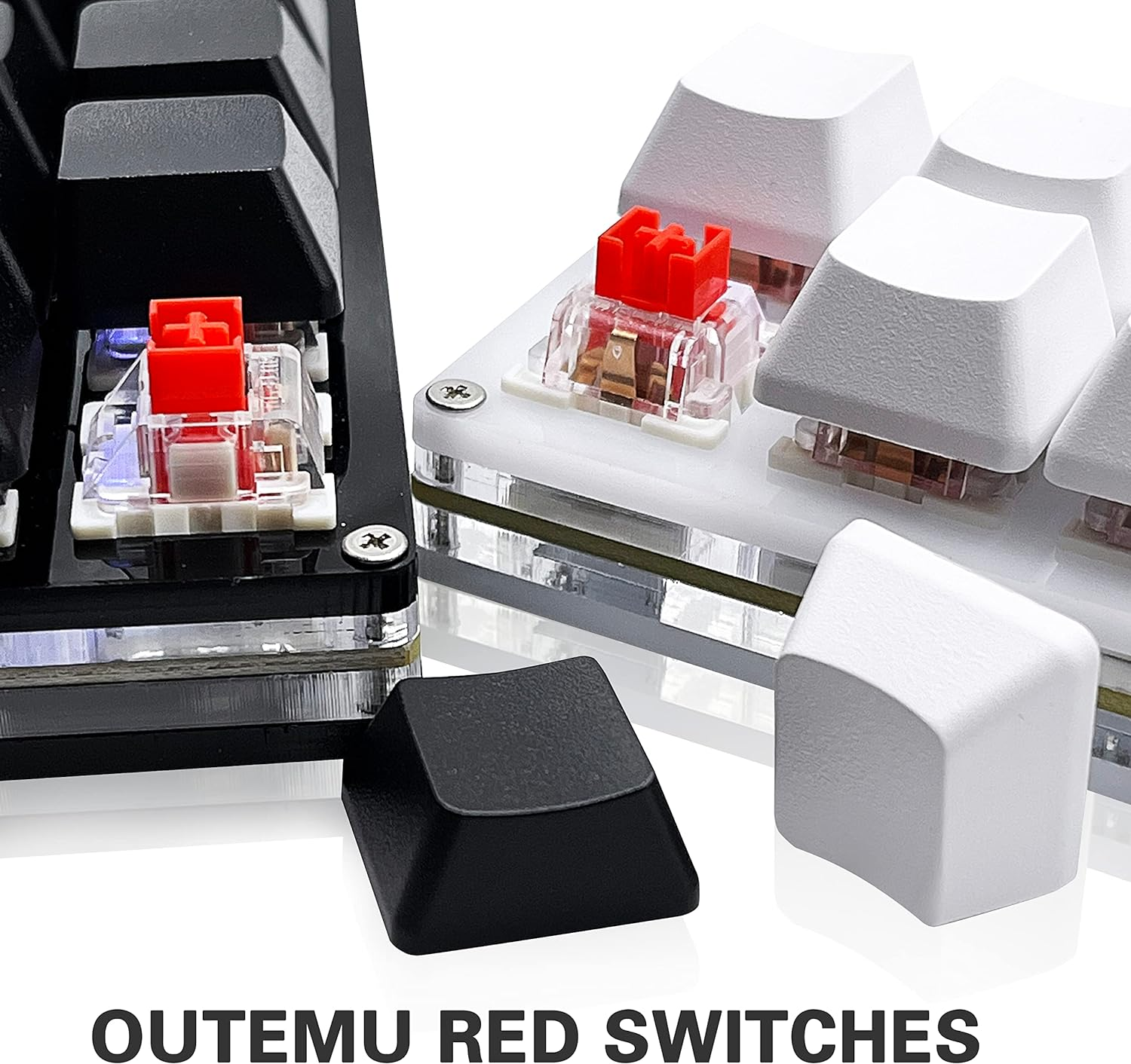 BTXETUEL 12 Key Mechanical Gaming Keyboard One Handed Keypad USB-C Wired OSU Keypad Programmable and Hot Swappable Keyboard. - Black image number 5