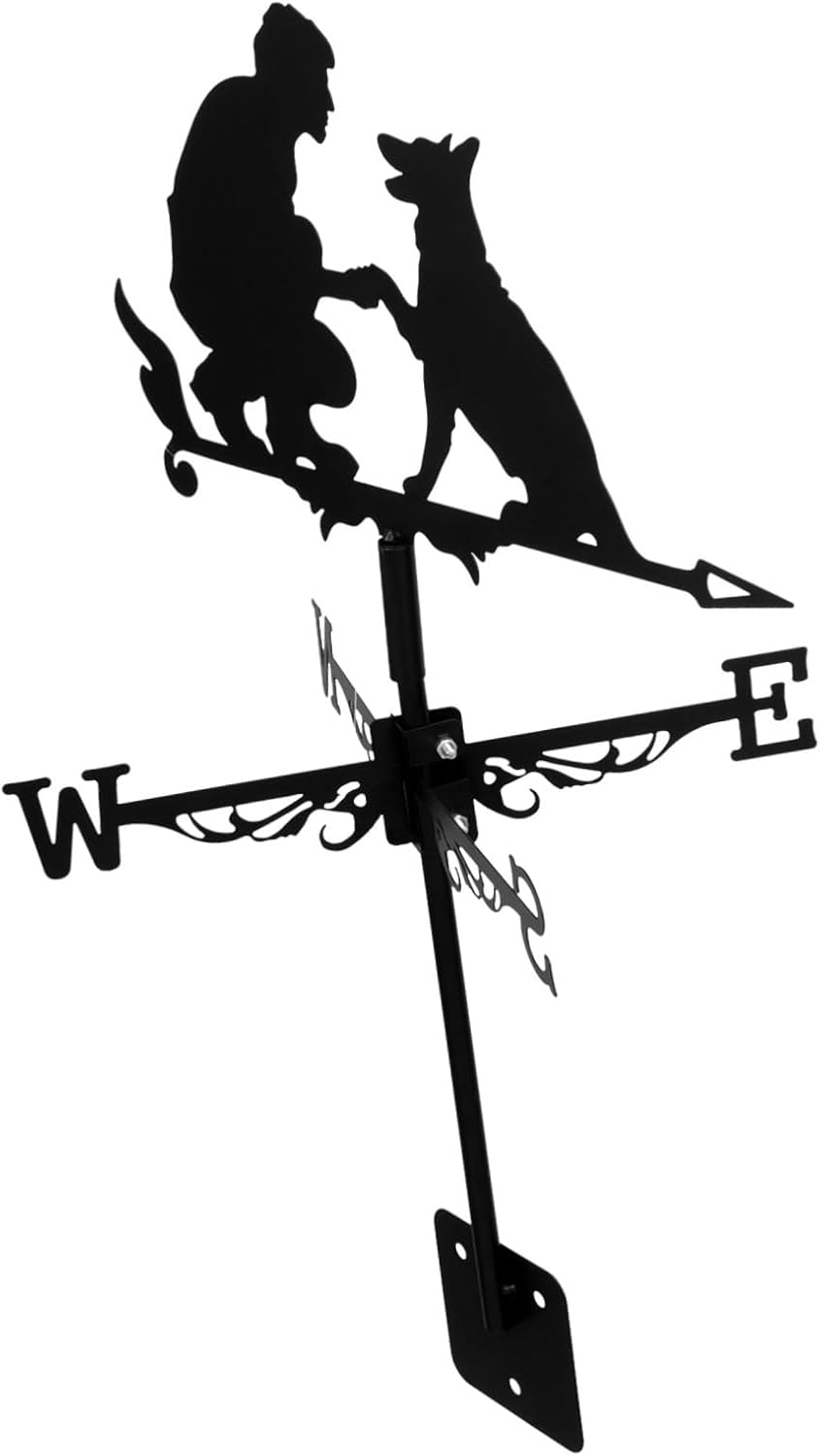 CAXUSD Garden Decor Weather Vane Large Weather Vane Wind Indicator for Yard Decorative image number 4
