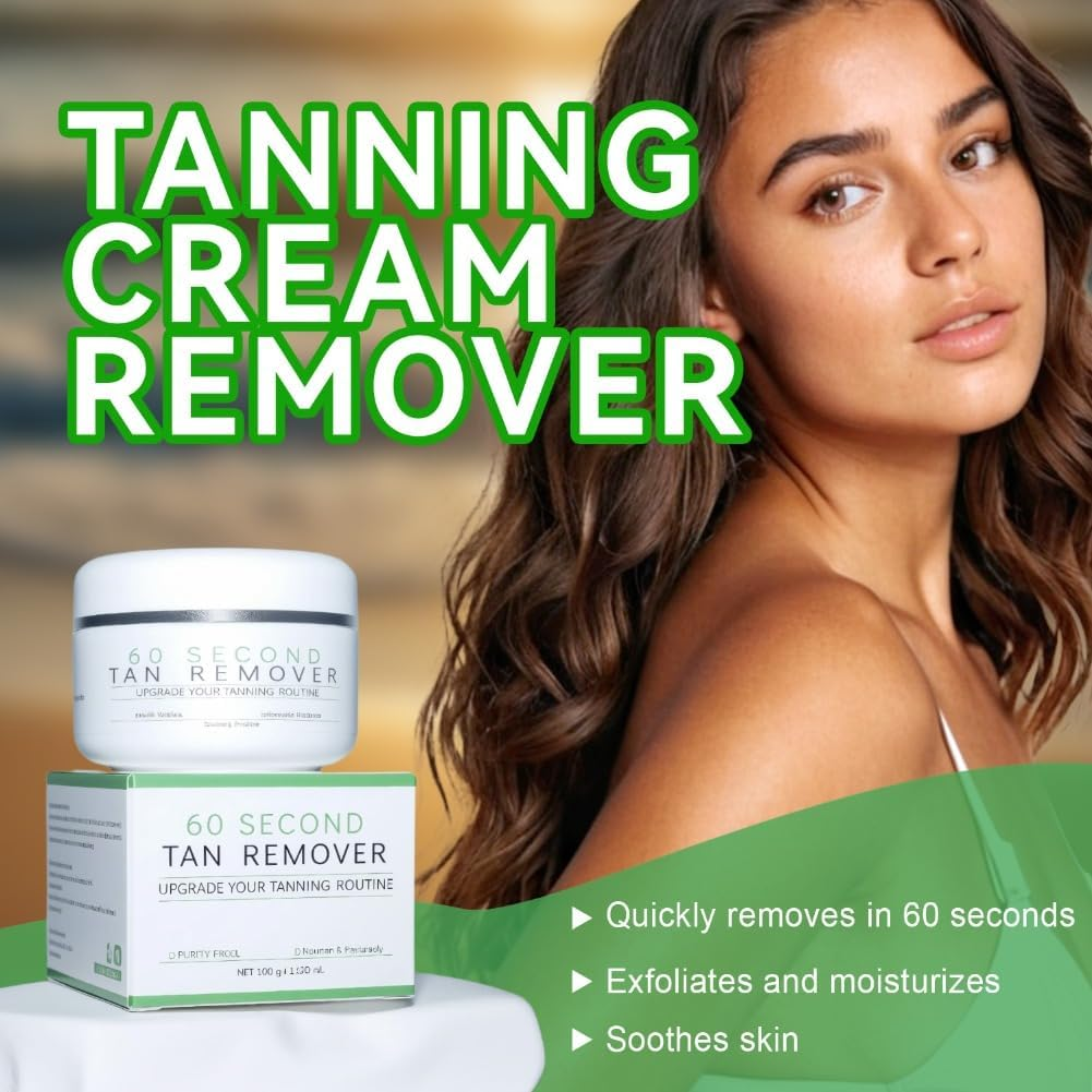 Tan Remover Self, Exfoliating Tan Eraser Body Scrub,Fast Erase Patches & Prep 2PCS image number 1