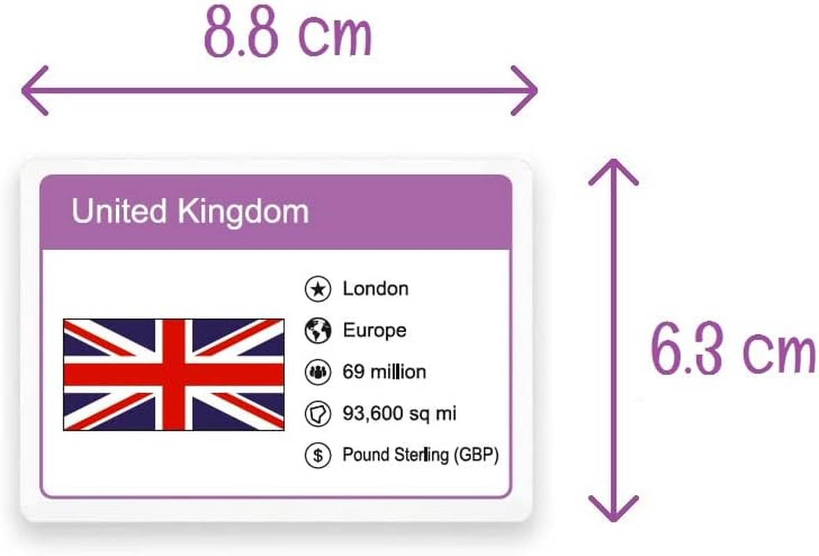 Little Wigwam Flags of the World Flash Cards - Set of 216 Flags + Country Information image number 3