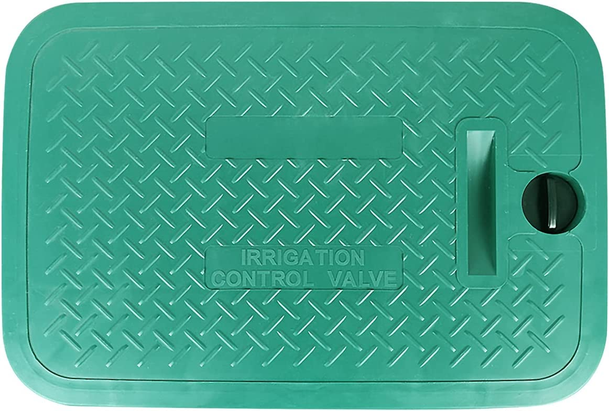 2 Pcs Sprinkler Valve Box Cover Valve Box Cover Lid Replacement for Circular Sprinkler System Irrigation Control Valve Inner Diameter 5.5-Inch