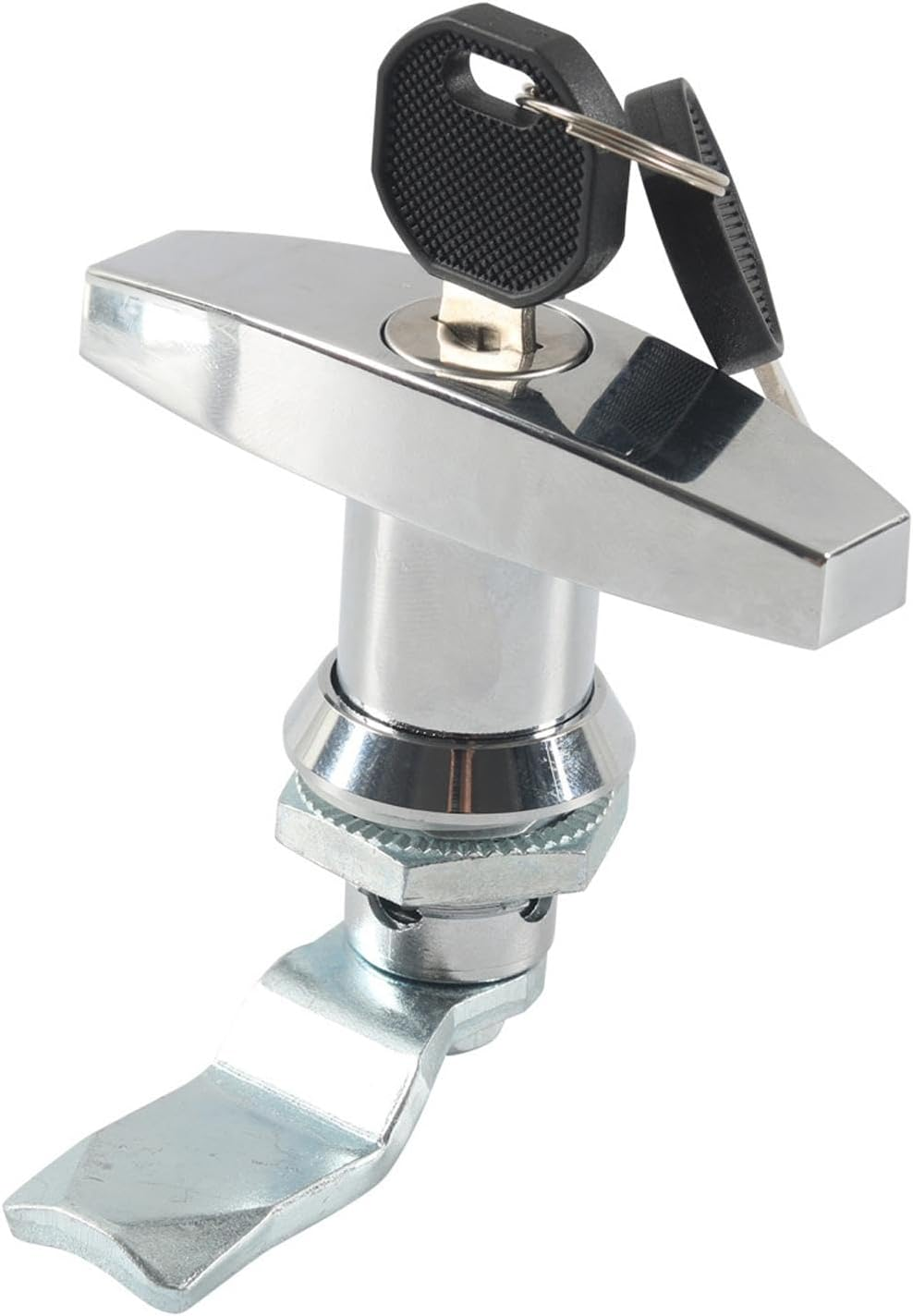 Shed Door T Handle Lock,Zinc Alloy Looking Kit with 2 Keys for Garage Door | Replacement T-Handle Parts Lock for Shed Doors, Toolboxes, Garage Doors, Vehicle Toolboxes, Trailers