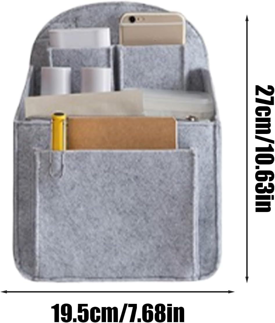 Backpack Organizer Insert, Backpack Organizer - Backpack Insert Wallet Organizer, Travel Backpack Organizer Liner with Multi Pockets for Rucksack Shoulder Bag - B image number 4