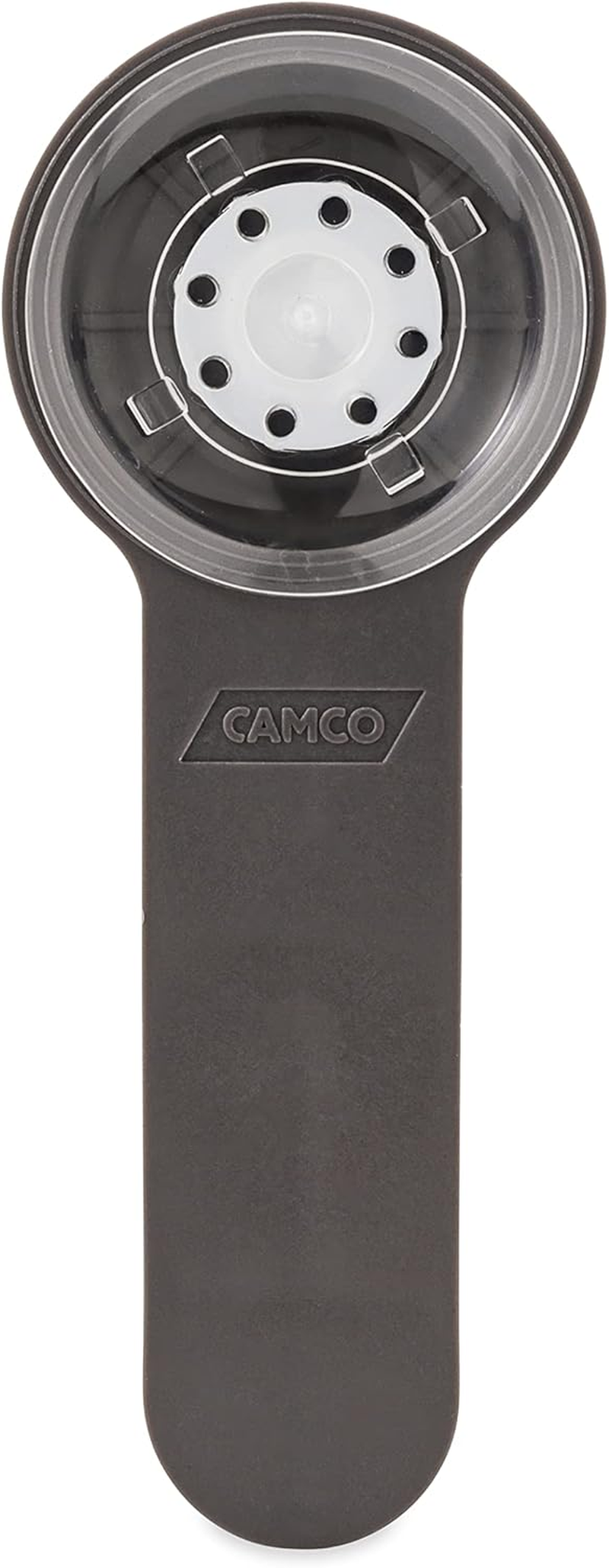 Camco RV Towel Hook | Add Hooks Inside/Outside Your RV | Strong Mechanical Suction Cup Hook (44028), Black image number 4