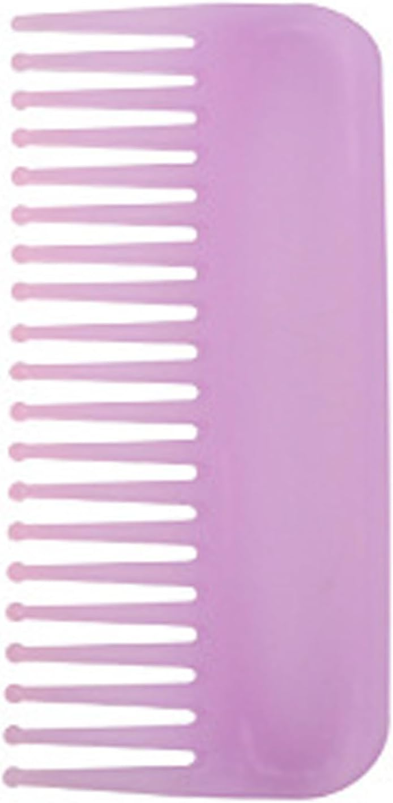 Professional Detangling Wet Comb, Standable Wide Tooth Hair Styling Comb for Men Women Pompadour Long Straight Curly Wavy No Handle Shampoo Comb for Travel, Gymbag, Purse, Home, Office (Trans-White) image number 5