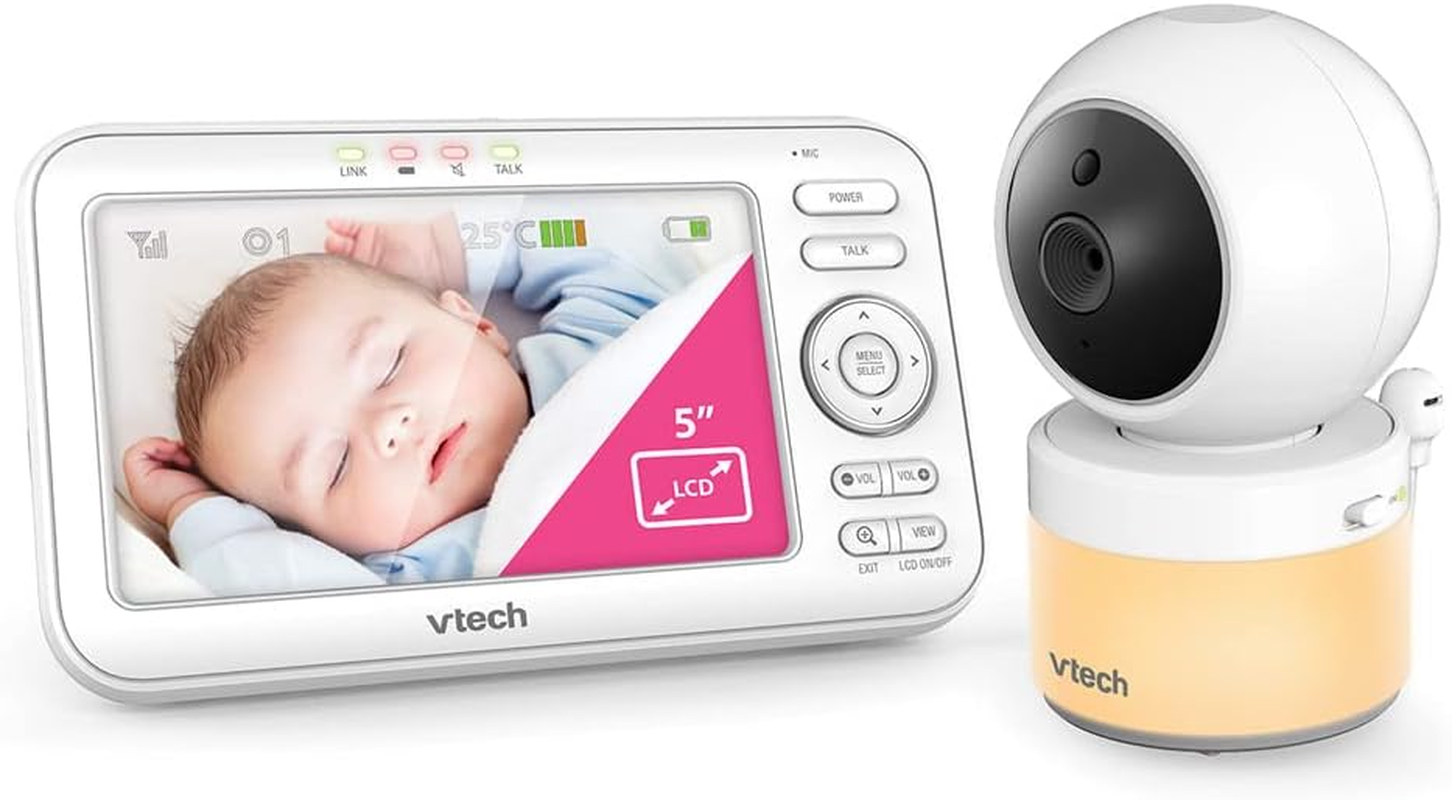 Vtech BM5600 5" Pan & Tilt Full Colour Video Baby Monitor,
