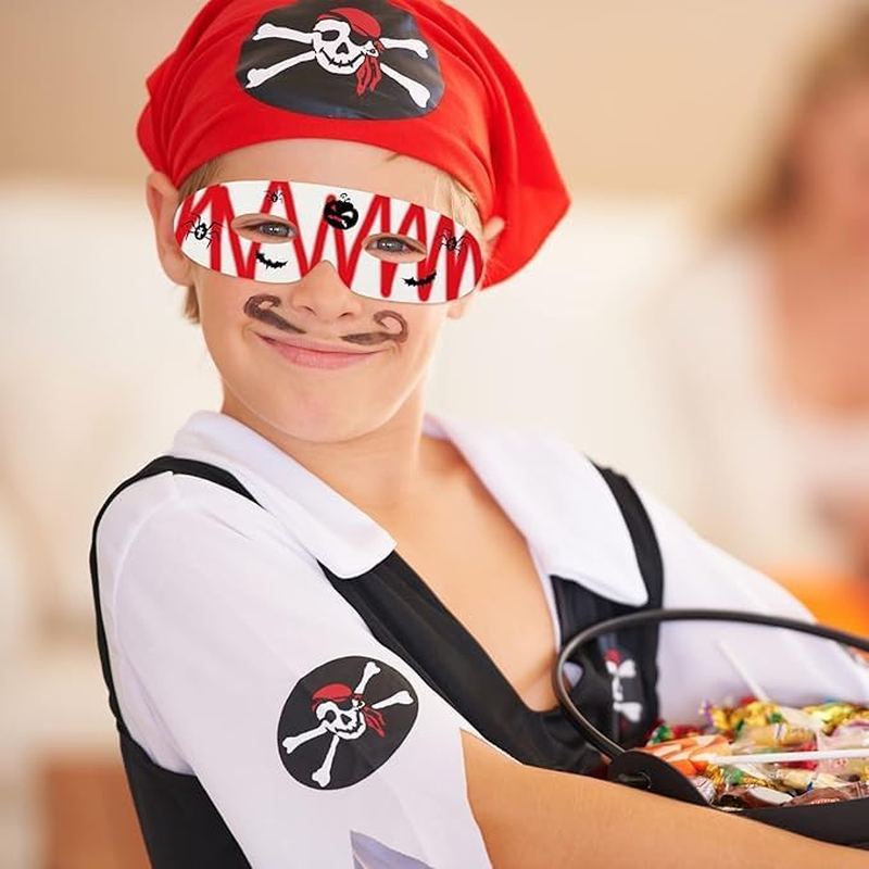 180 Pack White Paper Eye Masks Plain Masquerade Mask Die Cut Blank Mask Paper Art Masks Paintable for Cosplay Halloween Party with Elastic Ropes image number 6