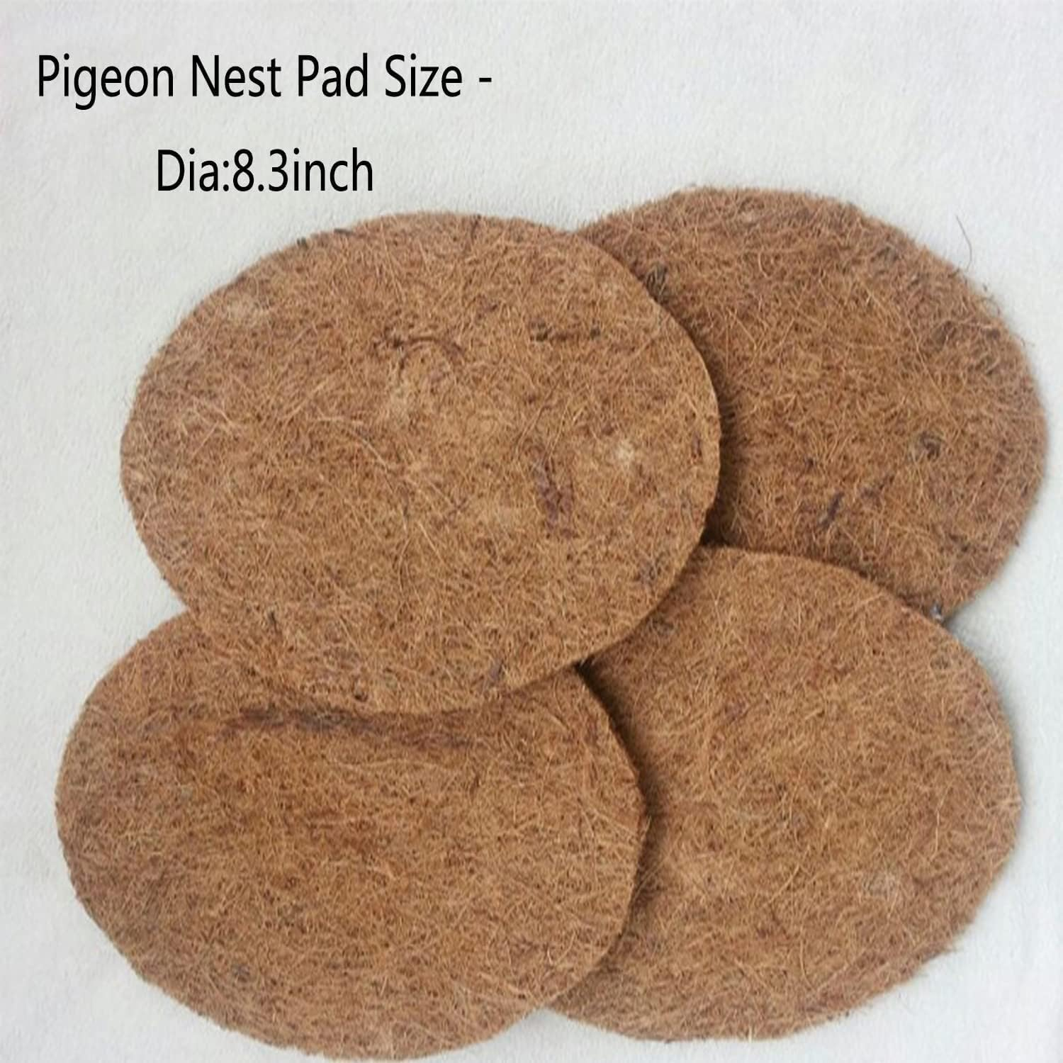 10Pcs Pigeon Nest Pads,Racing Pigeon Loft Supplies,Coconut Fiber Bird Breeding Egg Nests Bowls Mat for Finch Chicken image number 4