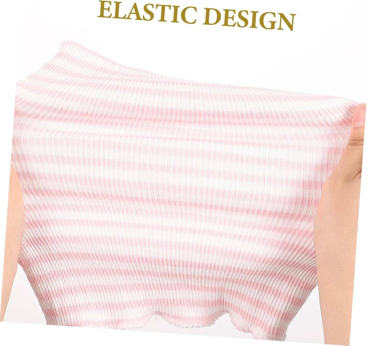 Cotton Belly Band for Navel Care Soft Belly Wrap for Newborns and Convenient Cord Belt in Pink Stripe Essential Newborn image number 3