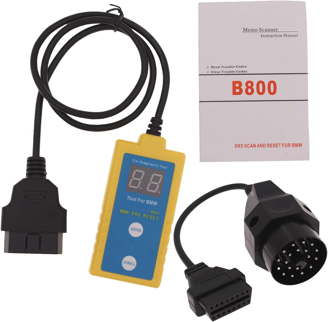 Airbag Scan/Reset Tool B800 for BMW Fit E36 E46 E34 E38 E39 Z3 Z4 X5 image number 2