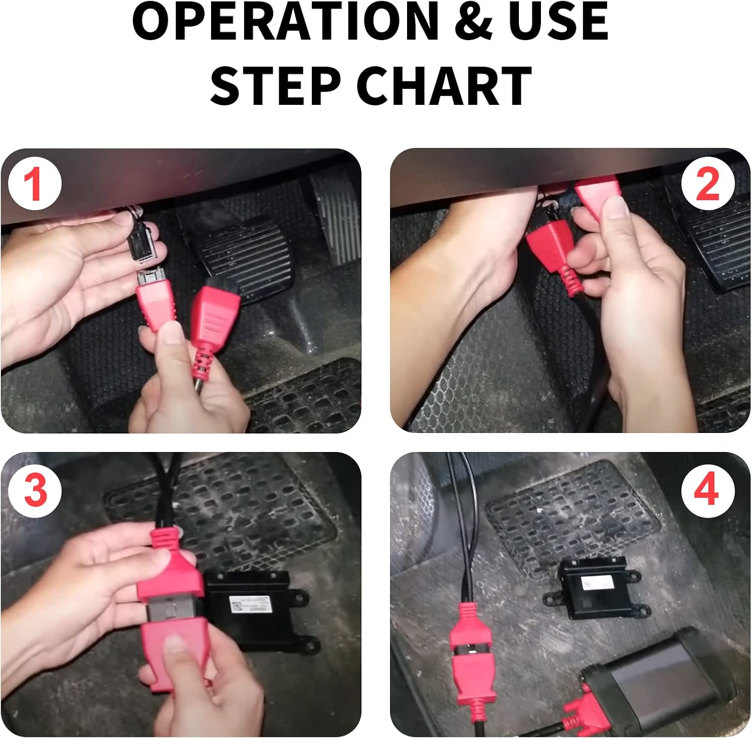 VXSCAN FCA 12+8 Cable Adapter for Chrysler 12+8 Programming Cable Connector, Autel OBD2 Adapter Security Bypass Cable for Autel Maxisys MS905 MS906 MS906BT MS906S MS908 MS908S Pro image number 3