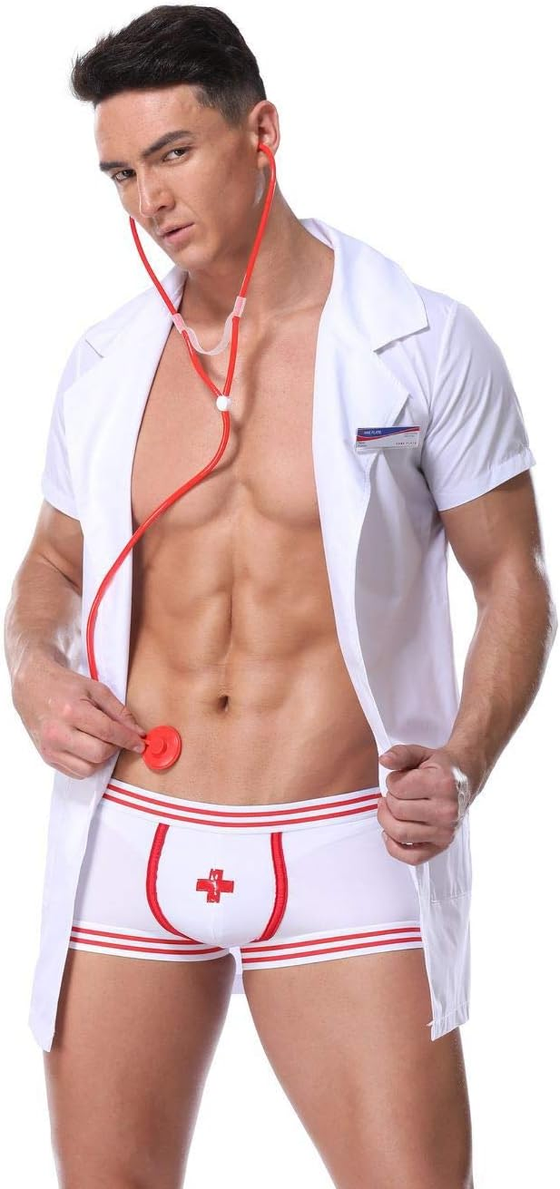 Sexy Men'S Underwear Set Gentleman Erotic Lingerie Suit Seduction Cosplay Costume Outfits