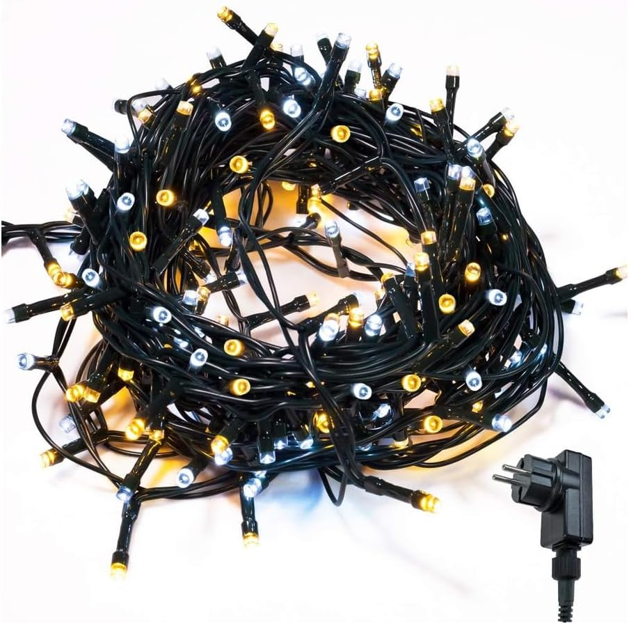 PRENDELUZ 2M Copper Wire 3AA Battery String Lights Cool White Light Ideal for Indoor and Outdoor Decoration
