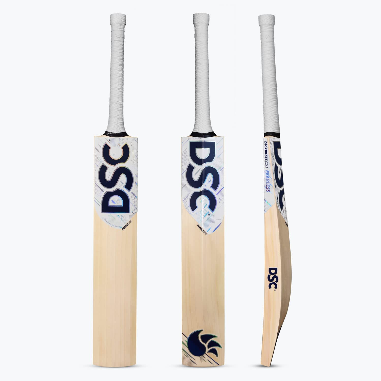 DSC Pearla 6000 Cricket Bat | Grade 3 English Willow | Short Handle, Hex Grip | Handcrafted for Stability and Maximum Hitting Area
