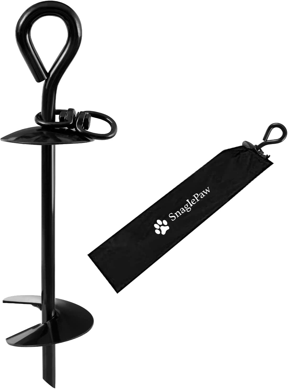 Ground Anchor Dog, Spiral Blade Anchor Stake for Dogs, Large, Robust Anchor Spike for Hanging the Cable Chain in the Garden or at the Beach, Bending or Pulling Out for Medium or Large, up to 225 Lbs image number 4