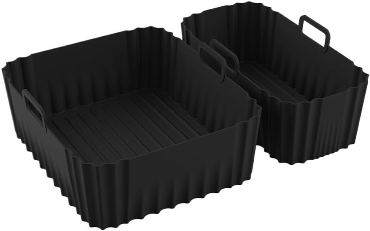 Silicone Air Fryer Liner，Compatible for Philips Dual Basket 3000 Series 6L/3L, Reusable Airfryer Accessories image number 5
